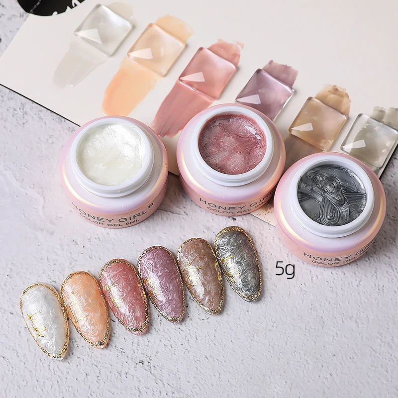 HONEY GIRL Honeygirl Very Good Nail Polish Manicure Soak-Off Art UV Gel Varnish Gel Nail Polish OEM Shell Gel