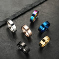 Hot Sale Top Quality Stainless Steel Unisex Ring Blanks Popular Cheap Titanium Ring for Men