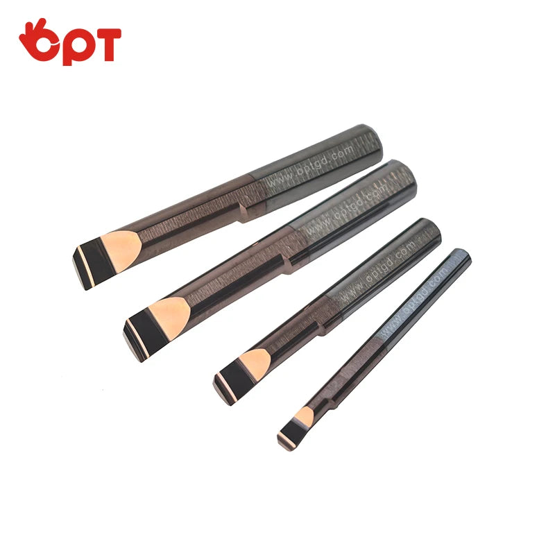 OPT Anti-Vibration Boring Bar Holder High Precision Micro Rough Boring Tools 55 Diamond Insert Tungsten Steel D4-D8 Diameter