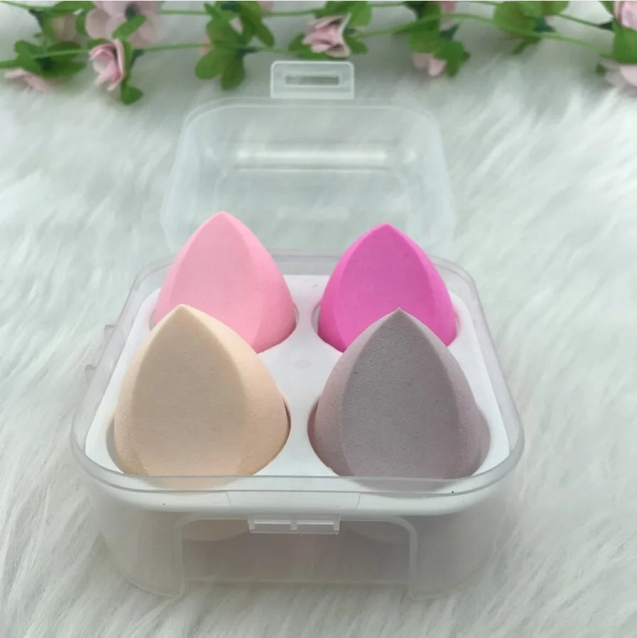Hot Selling Super Soft Latex Free 40x60mm Washable Waterdrop Design Facial Blender Private Label Makeup Sponge