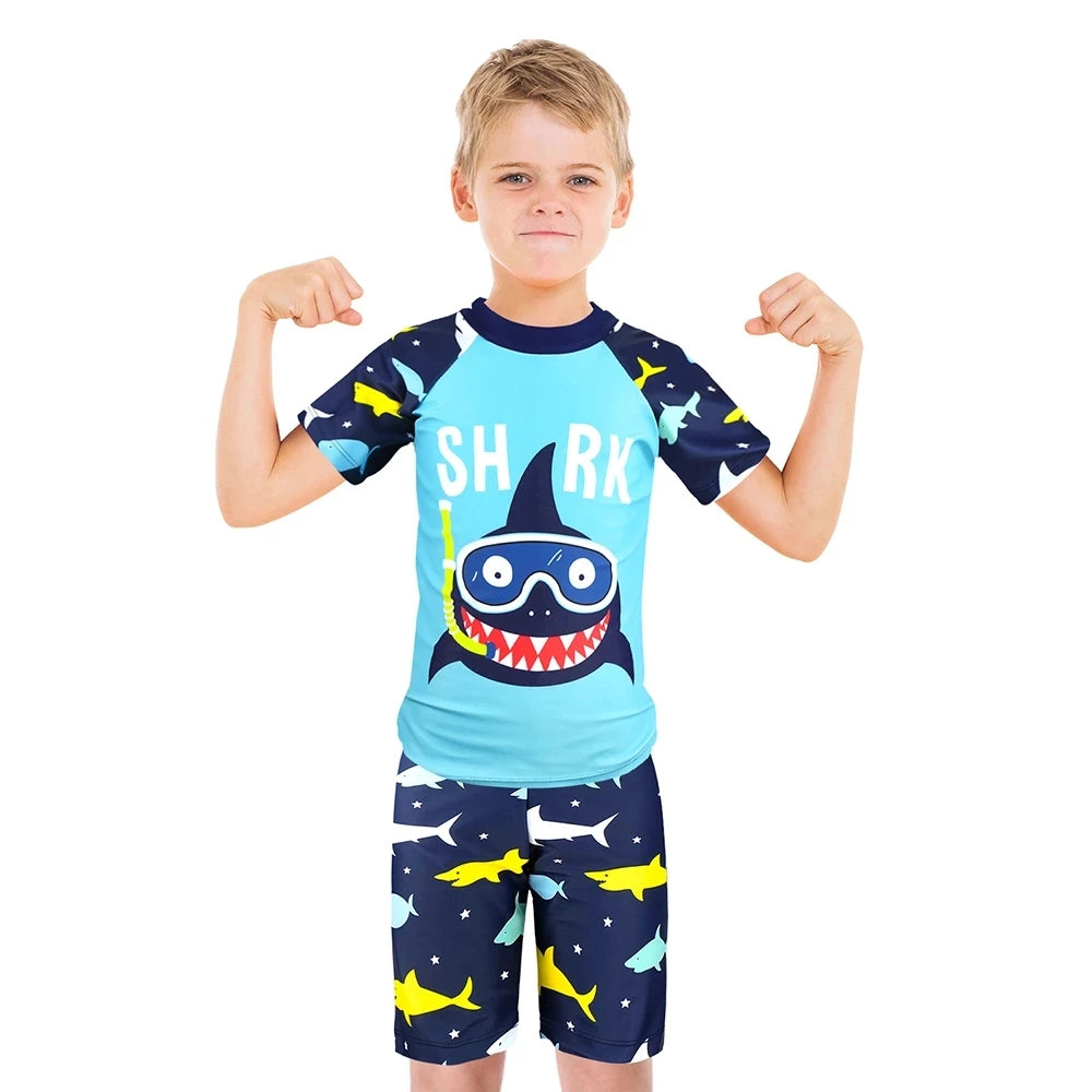 Quick-drying Rashguard Kids Swimsuits Kid Swimwear & Beachwear for Boys and Girls