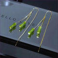 Chinese Style Luxurious Green Opal Bamboo Tassel Earring Ethnic Jewelry Wealth Health Green Jade Rhinestone Earrings