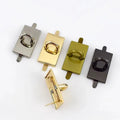 Meetee BD446 20*37mm Metal Bag Lock Base Handbag Decorative Accessories O-ring Bag Arch Bridge Buckle