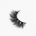 M100 New Natural False Eyelash Fluffy Curly Wispy Wink Winged Fur Mink 15mm Fur Mink with Custom Packaging Box Cat Eye fox Eye