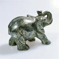 Huiying 4 Inch Pyrite Large Home Hand Made Elephants Statues for Sale