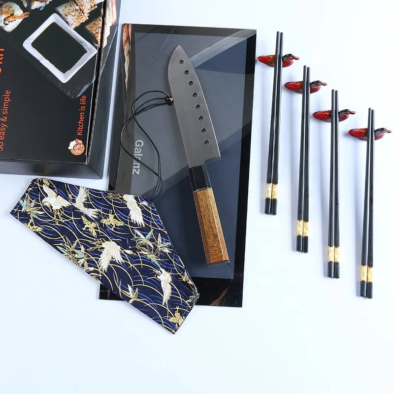 Hot Sale DIY 15 Sets Bamboo Sushi Making Kit Eco-friendly Sushi Maker Making Tools Set