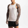 OEM Summer Clothes Gym Muscle Tee Fitness Sleeveless Mens Shirts Crewneck Workout Tank Top