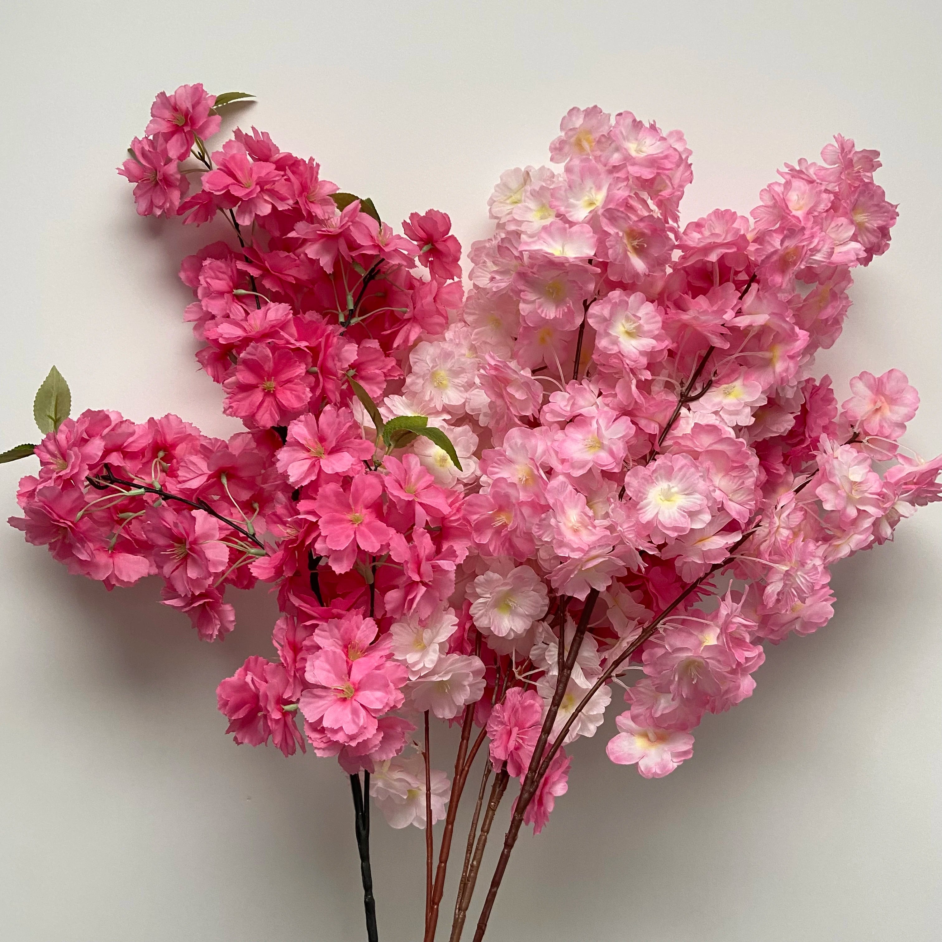 F132 Encrypted Peach Blossom Cherry Tree Arch Pros Artificial 4 & 3 Branches for Easter Back to School Wedding Decorations