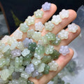 High Quality Natural Real Jade Nephrite Plum Blossom Flower Pendant for DIY Jewelry Making