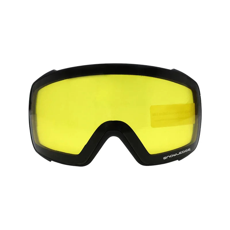 Sports Eyewear Lens New Design Interchangeable Magnetic PC Magnetic Lens Ski Goggles Spherical Anti Fog Sunglasses Lens