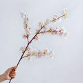 Factory Wholesale Artificial Silk Cherry Blossoms Flower Branches Decoration