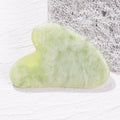 Diy Natural New Jade Heart Shape Gua Sha Scraping Massage Tool Board for Spa Relaxing Meditation
