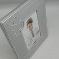 Classic Silver MDF Christian Art Gifts Photo Frame for Festive Decorative Usage