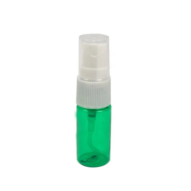 Portable 10ml Plastic PET Screw Cap Fine Mist Sprayer Refillable Cosmetic Promotion Sample Skin Care Packaging