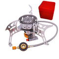IRONDONKEY Gas Camping Stoves Outdoor Folding Stove Split Windproof Picnic Gas Stove