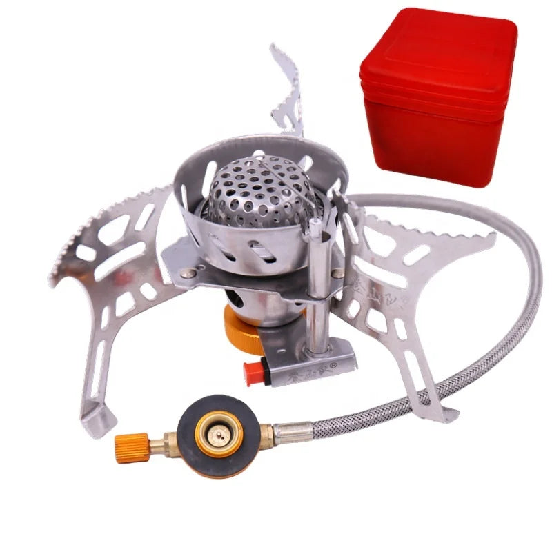 IRONDONKEY Gas Camping Stoves Outdoor Folding Stove Split Windproof Picnic Gas Stove