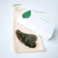 Huiying Natural Beauty Anti Aging Facial Massage Jade Smoky Quartz Spiky Heart Face Gua Sha Tools