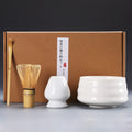 Japanese Bamboo MatchaTea Set Whisk Traditional Scoop Matcha Bowl Ceramic Whisk Holder Handmade Matcha Ceremony Kit