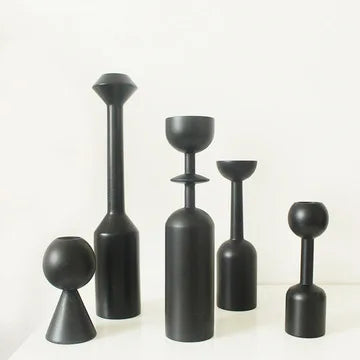 New Candlestick Holders for Pillar Candles Popular Modern Fireplace Decor Candle Holders for Table Centerpiece