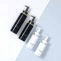 Wholesale 100ml 120ml 150ml 200ml High Grade Luxury Round PET Pump Bottle with Gold Pump Head Shampoo Bottle Shower Gel Bottle