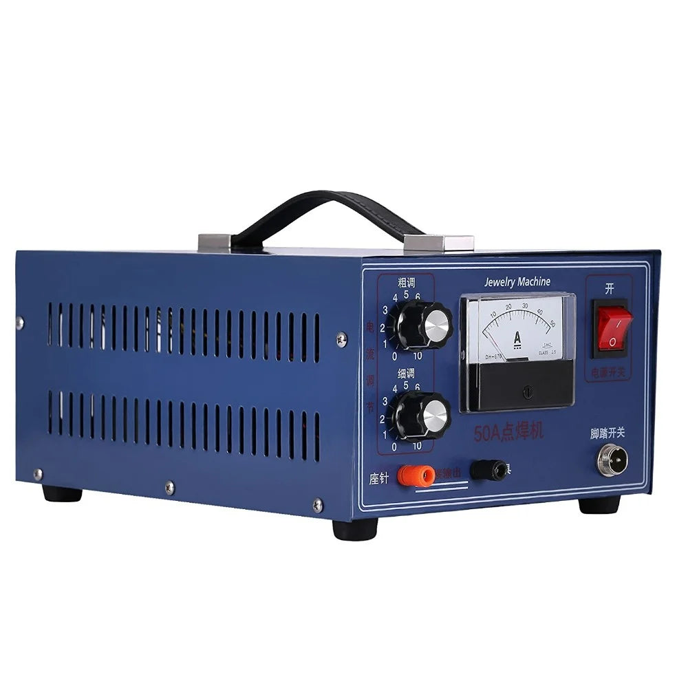 50a Handheld Small Spot Welder Pulse Laser Metal Jewelry DIY Spot Welding Machine for Tools & Making