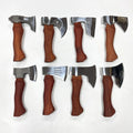 Portable Carbon Steel Hatchet Multi Purpose Wooden Handle Decorative Axe Full Polished Hickory Handle Hand Axe