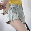 China Factory Seller High-quality Fashion Design Mixed Colors Casual Summer Boyfriend Denim Skirts Wholesale Baggy for Women