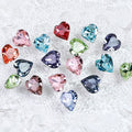 Dongzhou Heart Shaped Glass Rhinestones K9 Fancy Stone Wholesale Luxury Quality Loose Crystal Beads Jewelry Diy Accessories