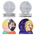 Resin Plaster Diy Crystal Dripping Glue Mold Moon One-piece Picture Frame Pendulum Pendant Piece Silicone Mold