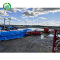 Lvju Waterproof Tarpaulin Sheeting Cover Heavy Duty Harbor Plastic Blue Freight Poly Tarps for Sale