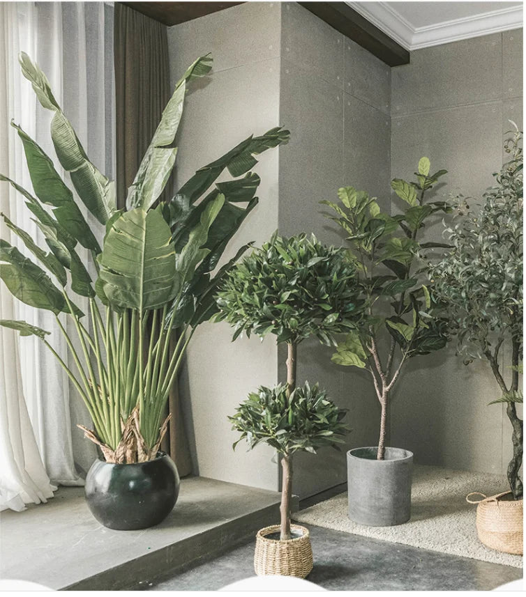 Factory Direct Mini Artificial Banana Tree Versatile Indoor & Outdoor Greenery Big Decorative Plastic Plant for Weddings