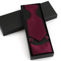 Men's Luxury Gift Tie Set Wholesale Solid Polyester Business Necktie Pocket Square Cufflinks With Custom Logo