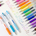 Kawaii Retro Morandi Gel Pen Set 0.5mm Black Ink Black Gel Pen with Plastic Material Stylish Stationery Pens