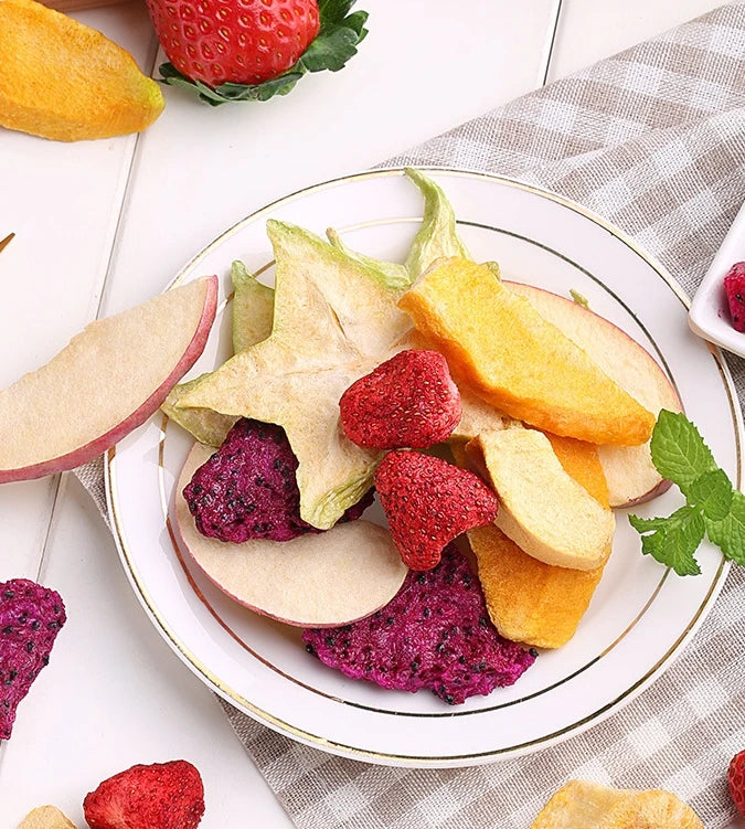 Herbal Flavored Mixed Freeze-Dried Fruits Crisp Dehydrated Vegetables Snacks 30g Box 40 Packs Sweet Passion Fruit Powder Bulk