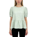 Sweet New Models Fashion Blouses Mint Green Blouse Blouses for Women 2024 Short