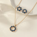 Fashion Necklace Zircon Gold Plated Necklace Diamond 18k Gold Plated Women Necklace for Lady