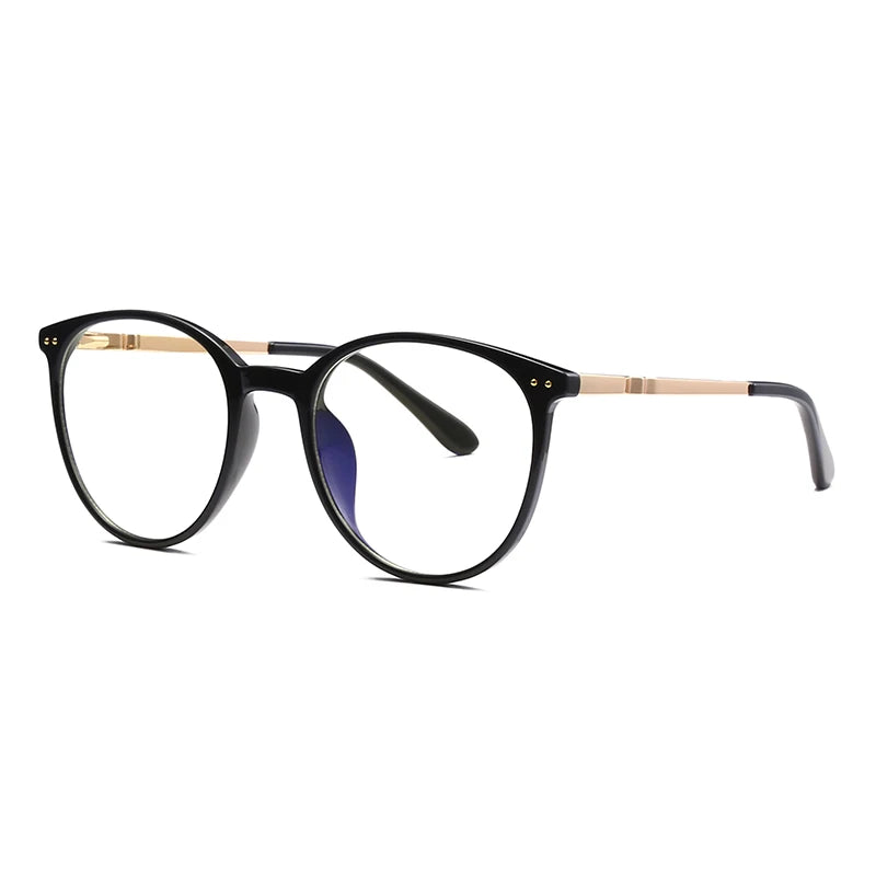 Women Glasses Frame Round Spectacles Frame  Prescription Lens Optical Eyeglasses