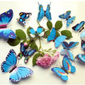 3D Butterfly Wall Stickers Multicolor Crafts Butterflies Magnetic Decals for Kids Room Decoration XD102