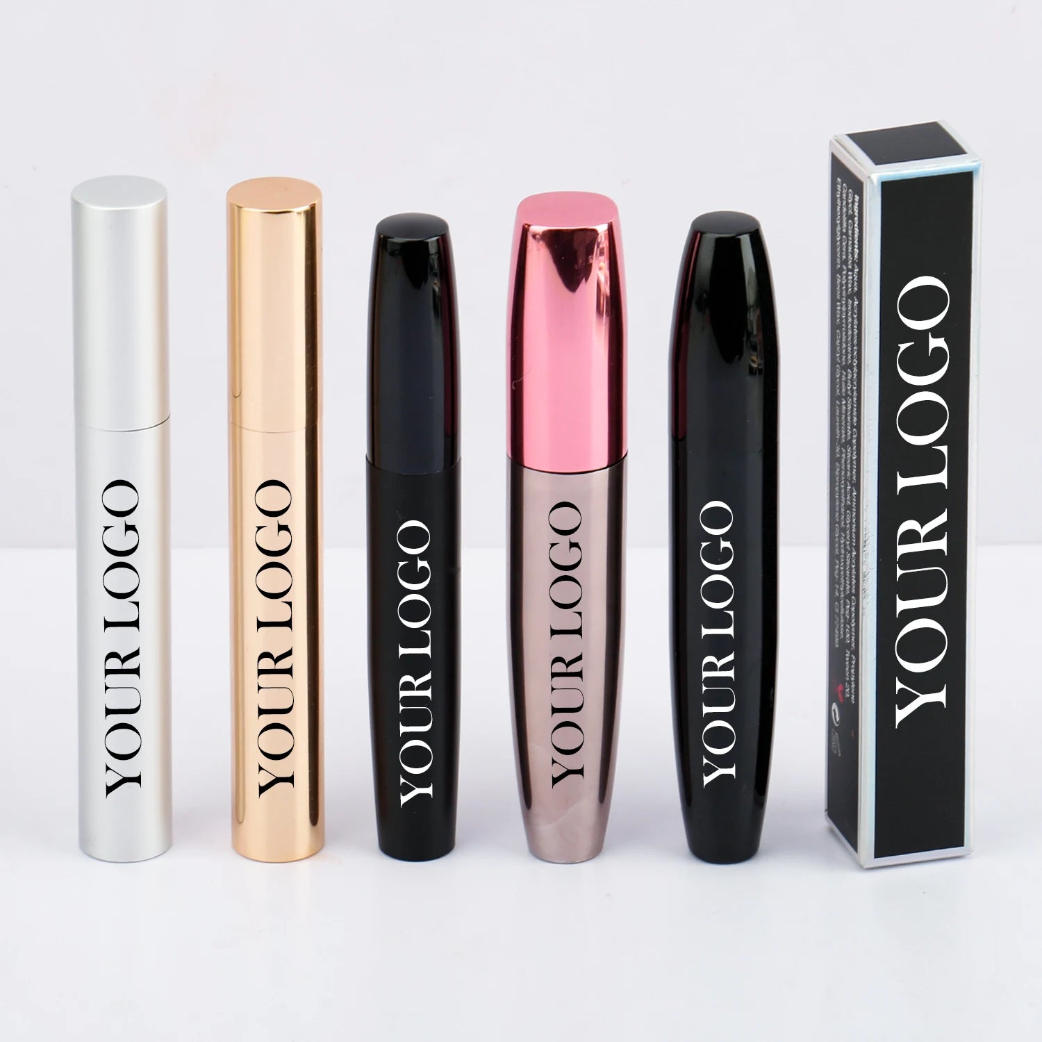 Custom Makeup Waterproof Mascara No Logo Private Label Herbal Eyelash Mascara Wands