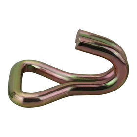 High Quality 1inch Double J Zinc Plating Hook with Galvanized Ratchet Tie Down Strap Double j Hook