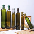 China Supplier 250ml 500ml 750ml Amber Square Olive Oil Glass Bottles for Cooking Oil