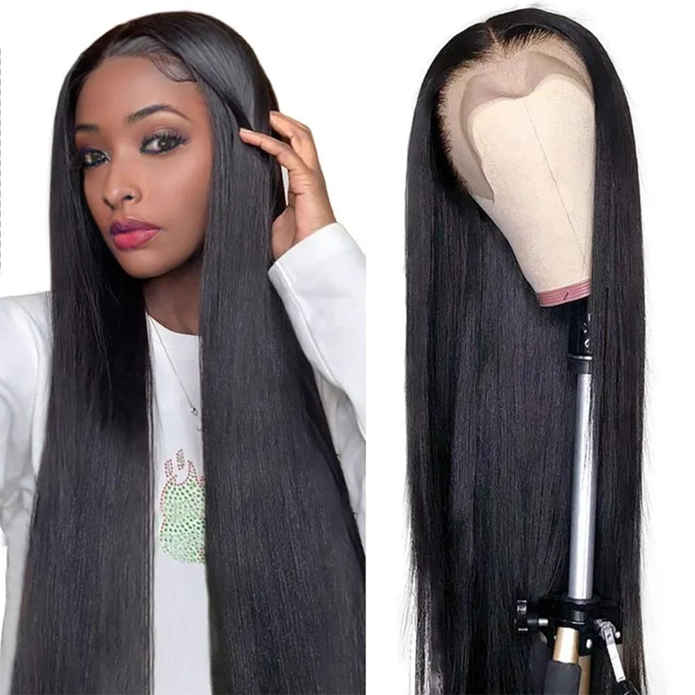 Wholesale Factory Price 4x4 13x4 Lace Frontal Wig  Mink Brazilian Straight Body Wave Hot Selling 100% Human Hair