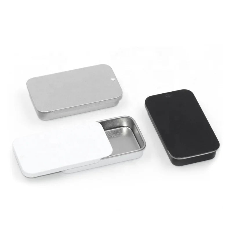 Luxury Tin case Custom Metal Packing Box Metal Tin Box Custom Sliding Tiny Metal Tins Packaging