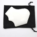 Customized White Jade Body Gua Sha Facial Massage Board Tool Various Shape for Body