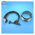 JTLD 2"Stainless Steel Car V-band Male Female Exhaust Flange Vband Clamps V Band Clamp Kit
