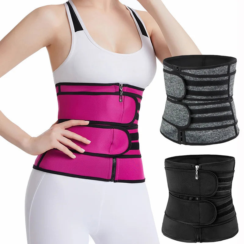 Women's S-6XL Waistband Thin Breathable Abdominal Girdle Body Shaping and Fitness Cincher with Nonwoven Weaving Method