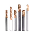 Hot Sale OEM  H-BH2 Milling Cutter 2 Flutes Ball Nose End Mill Carbide for Hardened Steels Long Shank