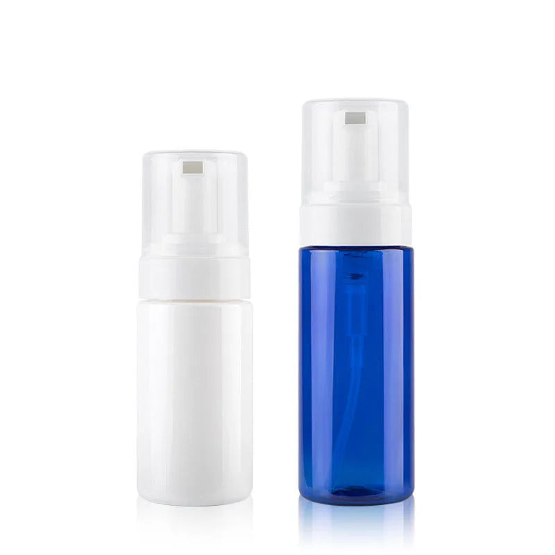 Clear 150ml PET Round Foam Bottle 100ml Mousse Bottle clear Foam Pump Bottle