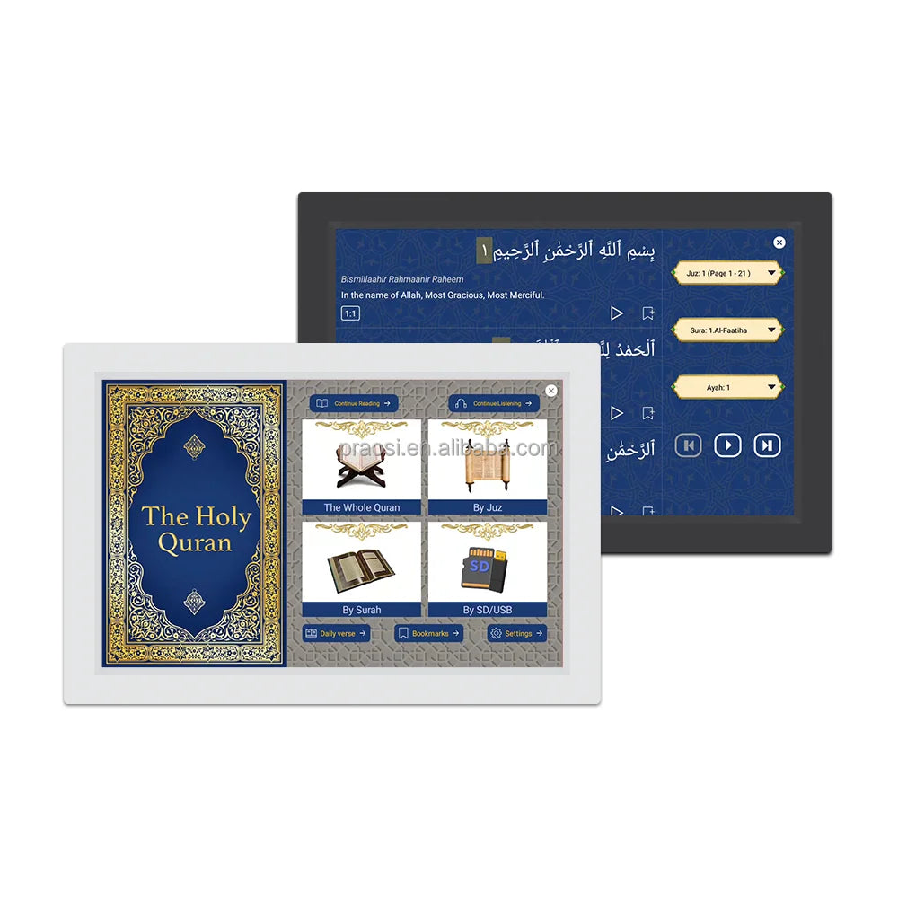 Customize Islam Prayer Clock Athan Azan Clock 10" Inch Digital Calendar Day Clock With Prayer App