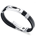 GJB018 Zodiac Style Scorpion Charm Fine Jewelry Stainless Steel Silicone Bangle Bracelet Men for Boyfriend Birthday Gift